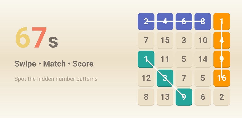67s — find hidden number patterns
